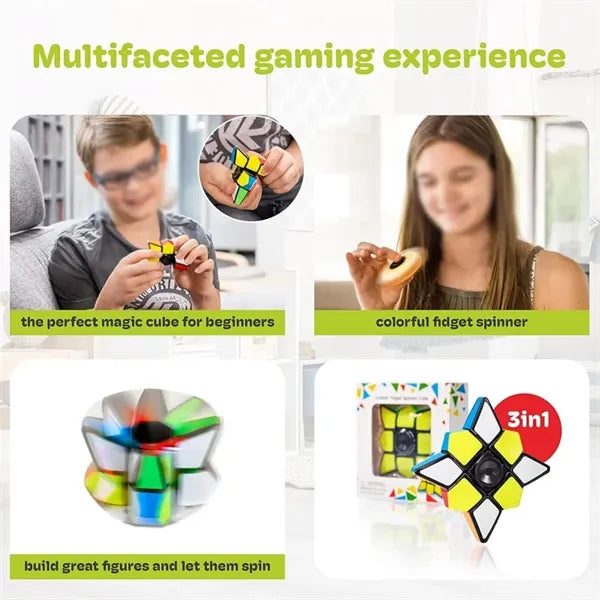 Fingertip Spinning Rubik's Cube