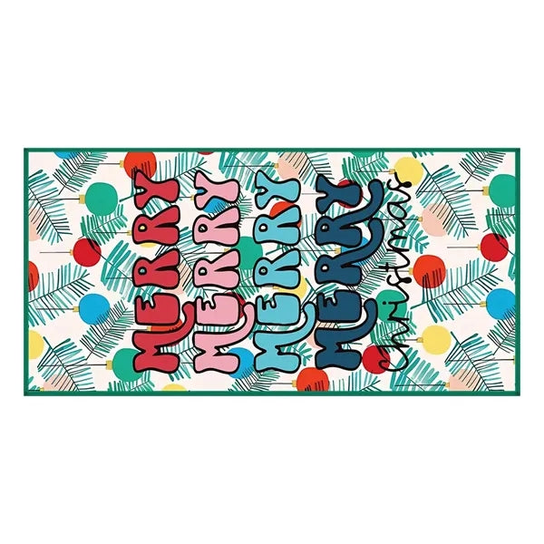 Christmas Beach Towels (Free Sample)