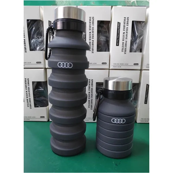 Sports Silicone Foldable Water Bottle 19 oz
