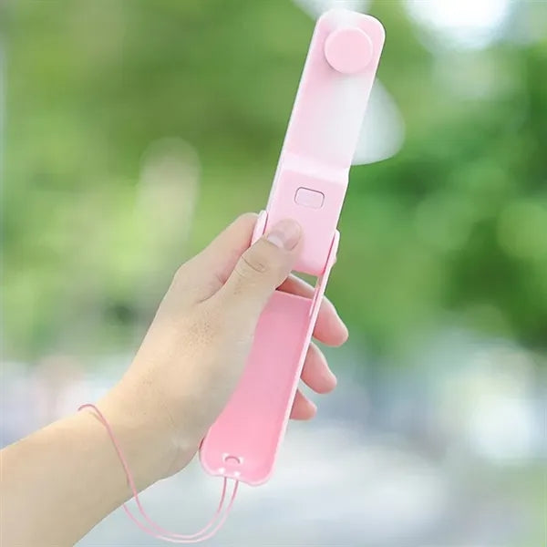 USB Charging Portable Handhold Foldable Outdoor Mini Fan