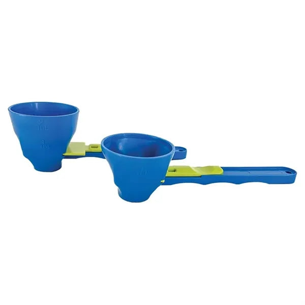 Mess Free Powder Measuring Scoop Funnel Spoon With Sliding