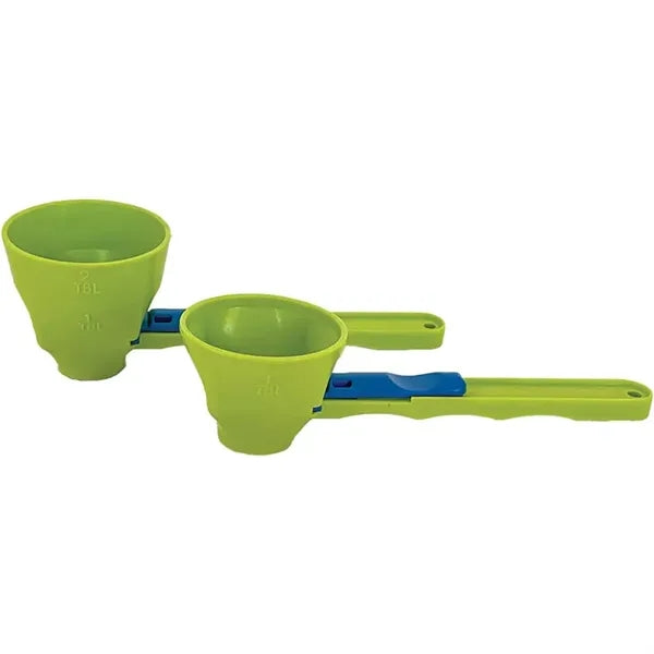 Mess Free Powder Measuring Scoop Funnel Spoon With Sliding