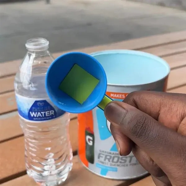 Mess Free Powder Measuring Scoop Funnel Spoon With Sliding