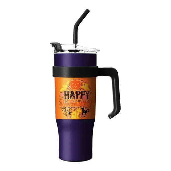 Halloween 40oz Straw Cup w/ Handle (Free Sample)
