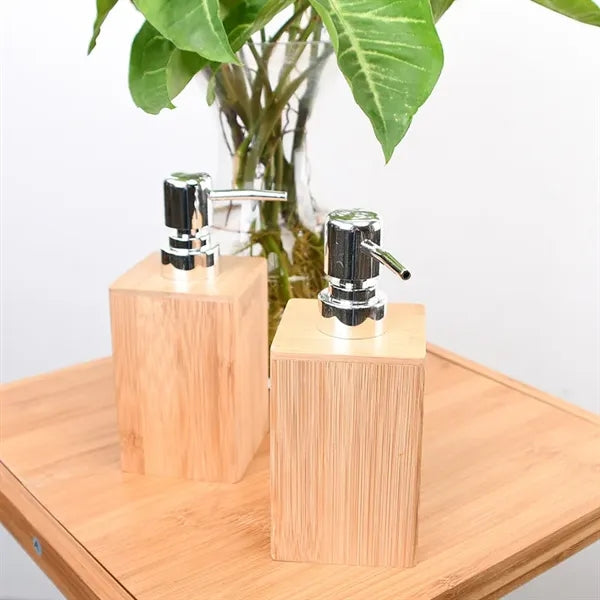 Bamboo Soap Dispenser Lotion Pump Bottle