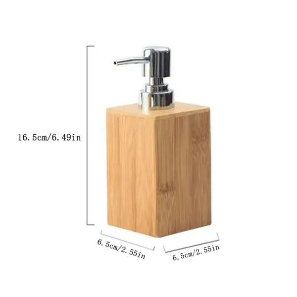 Bamboo Soap Dispenser Lotion Pump Bottle