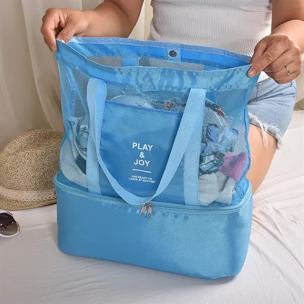Mesh Dry Wet Separation Travel Insulated Pool Bags