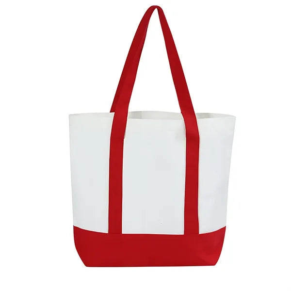 Canvas Tote Bags With Zipper Travel Beach Gifts