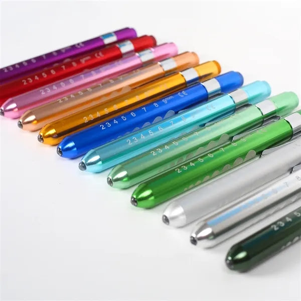 Medical Penlight with Pupil Gauge and Ruler