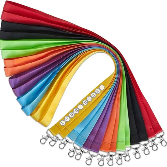 5/8'' Colorful Lanyard with Swivel Hook Clips