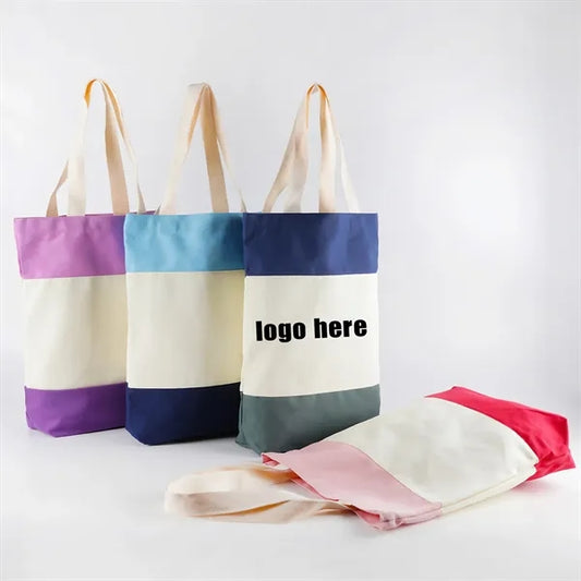 Cotton Canvas Tote Shopping Bag Birthday Gifts