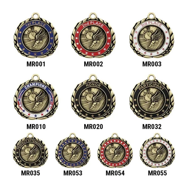 2 1/2" Quali-Craft Track Medal