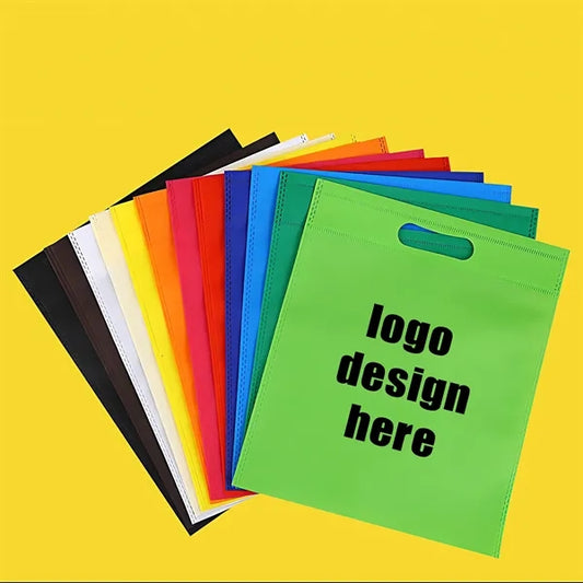 Die Cut Non-Woven Bags Custom Shopping Tote