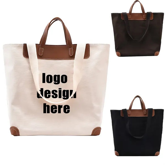 Large Canvas Tote Bag Travel Shopping Gifts