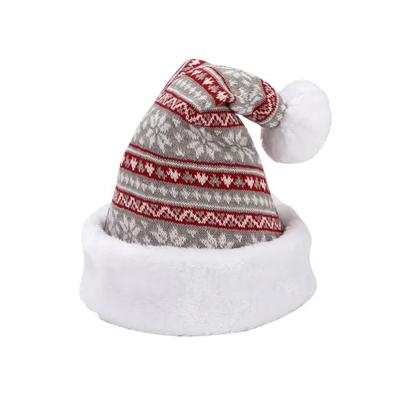 Jacquard Christmas Knit Beanie Hat