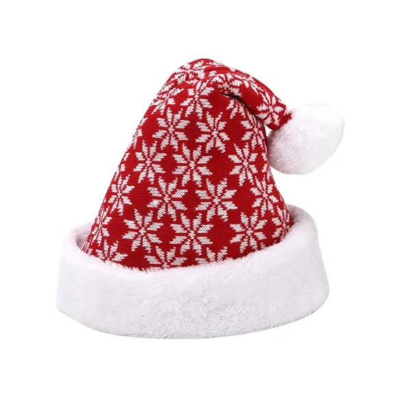 Jacquard Christmas Knit Beanie Hat