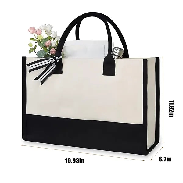 Canvas Beach Tote Bag Mother's Day Gifts