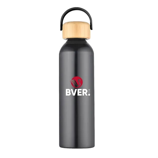 Riviera Aluminum Bottle with Bamboo Lid
