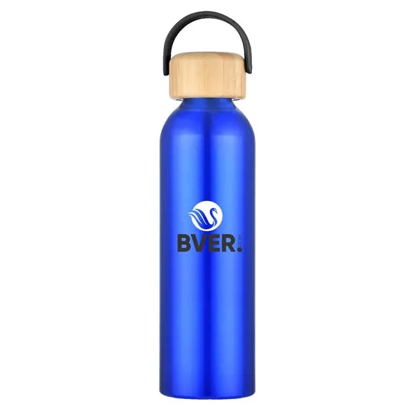 Riviera Aluminum Bottle with Bamboo Lid