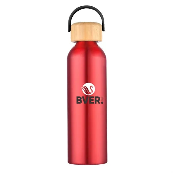 Riviera Aluminum Bottle with Bamboo Lid
