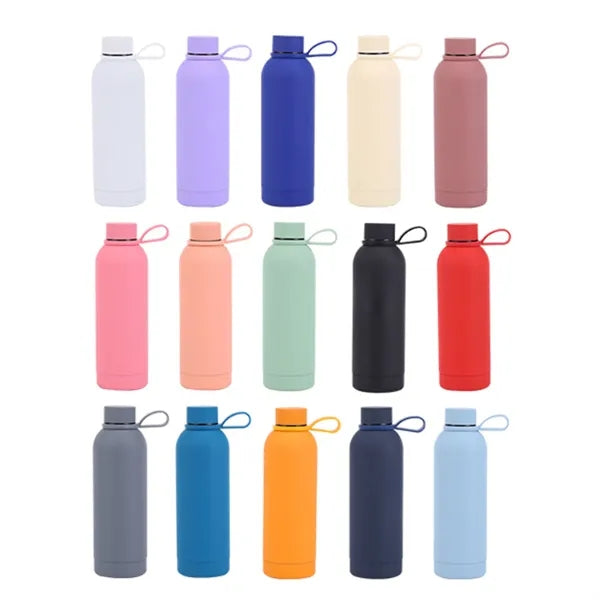 17 oz. Vacuum Insulated Matte Stainless Steel Water Bottle