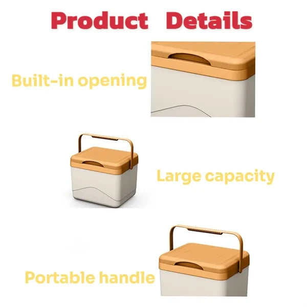 Compact Portable Car Warmer For Traveling With Carry Handle