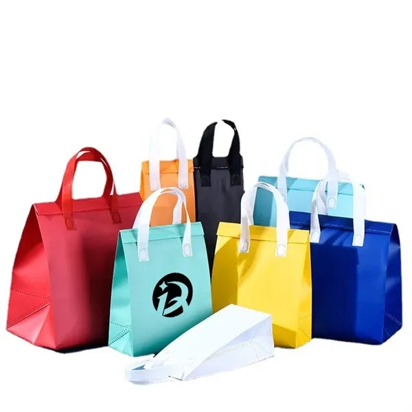 Non-woven Aluminum Foil Lined Insulated Takeout Bag Coffee