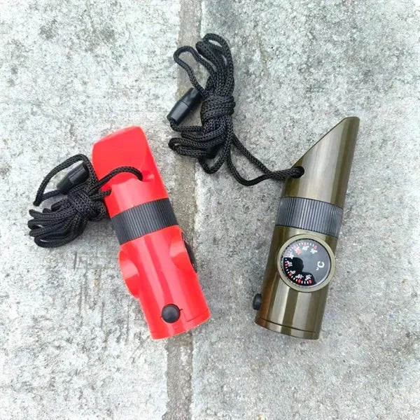 7-in-1 Outdoor Emergency Survival Function Whistle