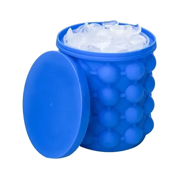 Silicone Ice Bucket Beverage Drink Tub with Sealed Lid