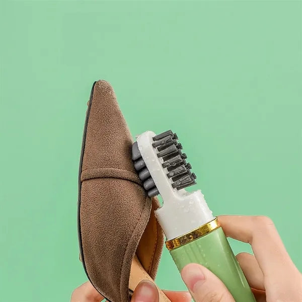 Hydraulic Double Sided Liquid Foam Shoe Cleaning Brush