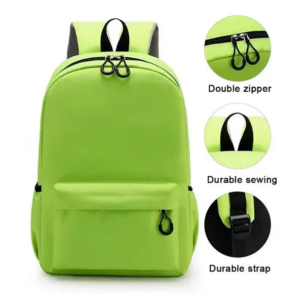 17" Kids 600D Oxford Cloth School Backpack