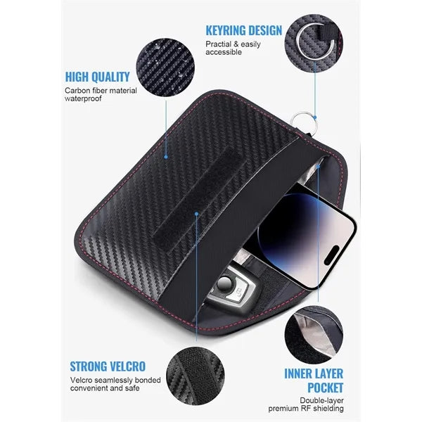 4.13" x 8.26" RFID Blocking Anti-Tracking Anti-Hacking Case