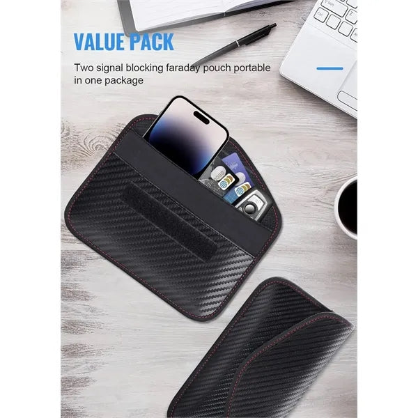 4.13" x 8.26" RFID Blocking Anti-Tracking Anti-Hacking Case