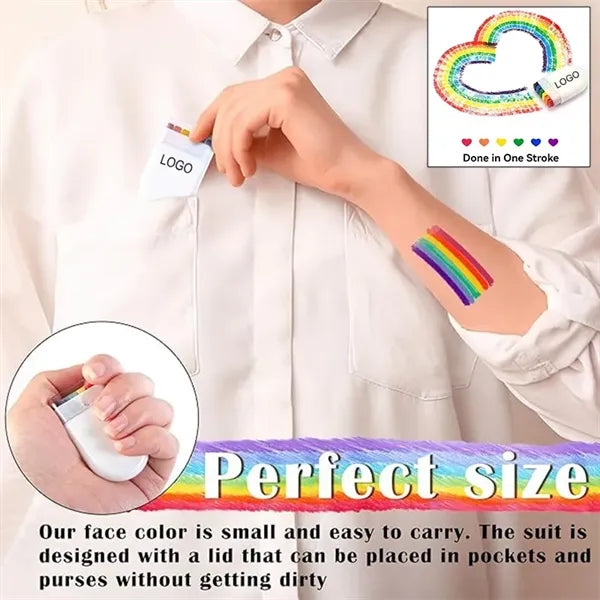 6-Color Face Paint Set for Body Painting