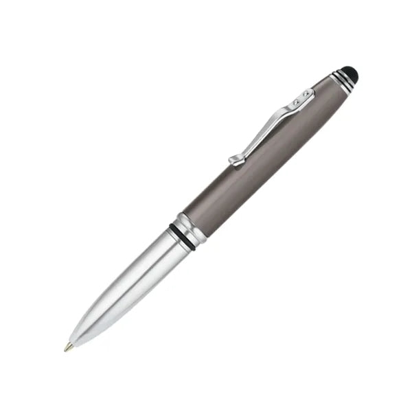 Flashlight and Stylus Metal Pen
