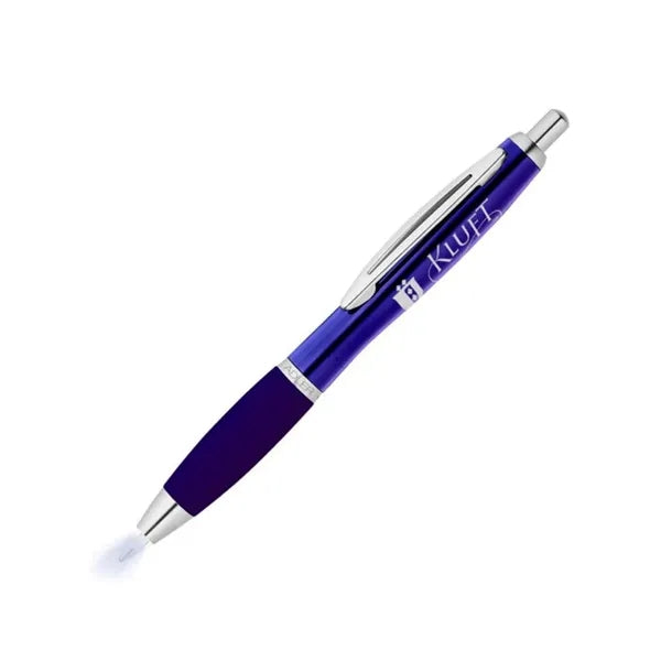 Lighted Tip Click Metal Pen