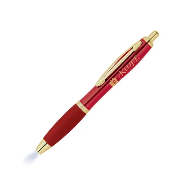 Lighted Tip Click Metal Pen