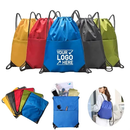 Sports Backpack Nylon Waterproof Drawstring Bag