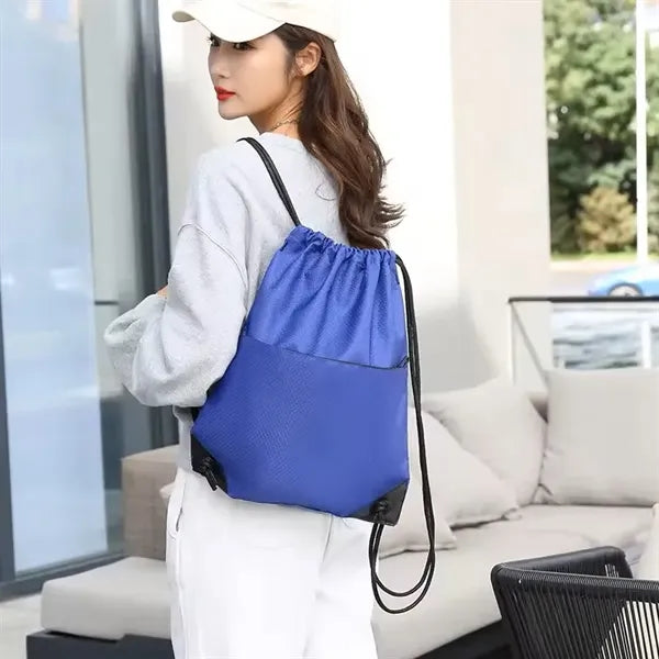 Sports Backpack Nylon Waterproof Drawstring Bag
