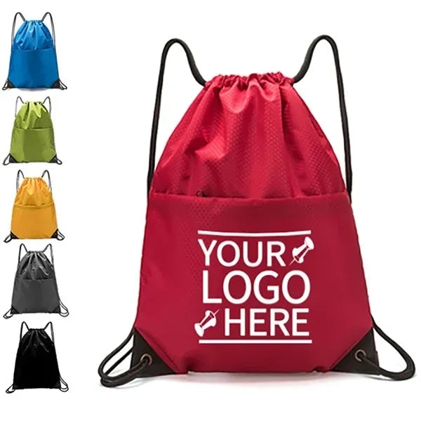 Sports Backpack Nylon Waterproof Drawstring Bag