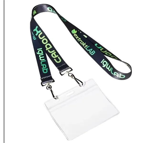 Double Bulldog Clips Lanyard