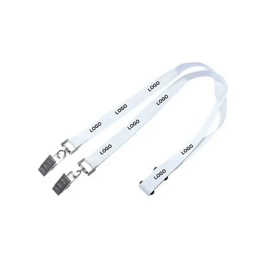 Double Bulldog Clips Lanyard