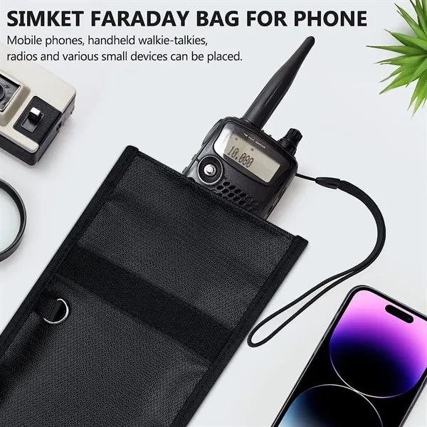Car Key Signal Shielding Bag 4 Pcs Set