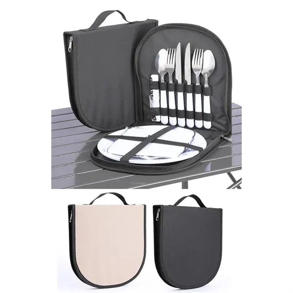 Camping Cooking Utensil Travel Organizer Cutlery Storage Bag