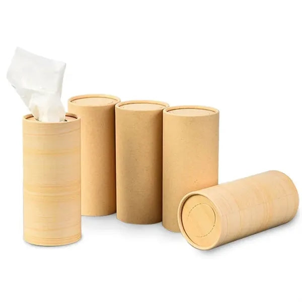 Cylinder Travel Car Tissues Tubes Box Container Canned