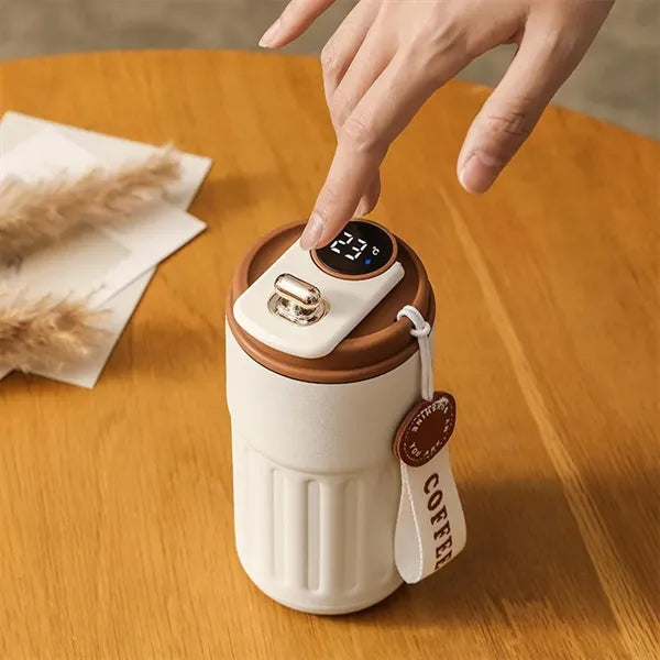 Insulated Water Bottle Tumbler with Temperature Display
