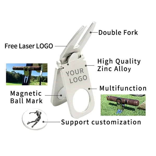 Magnetic Golf Cigar Clamp Cart Holder