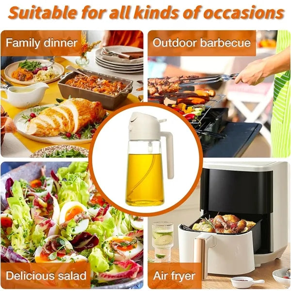 Olive Oil Dispenser Glass Bottle for Cooking