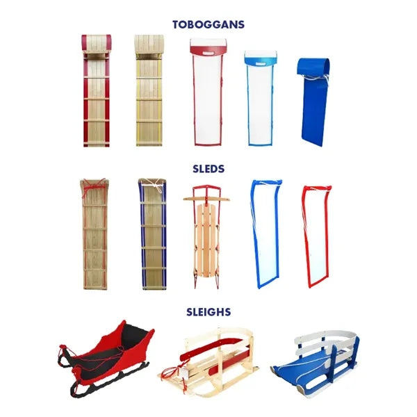 38" Toboggan Recycled Plastic