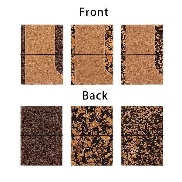 A5 Ruled Coffee Cork NotebookJournal with Gift Box